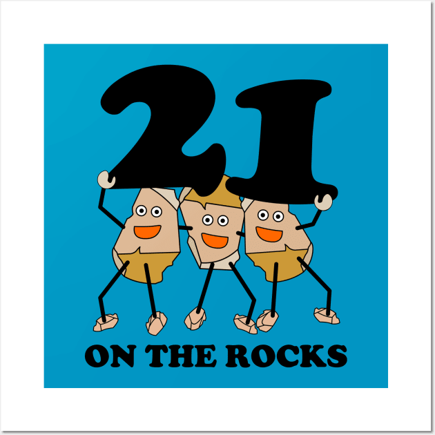 21 on the Rocks Wall Art by Barthol Graphics